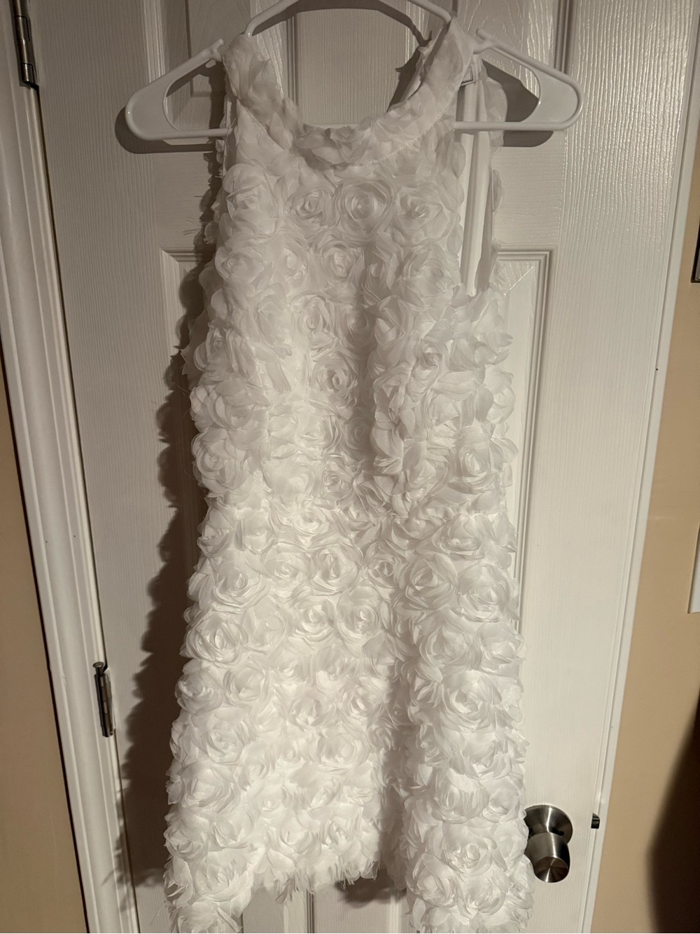 Rihoas White Floral Rose Dress